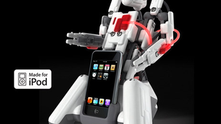 Spykee the Skype Robot Gets Three Friends With iPod Dock Crotches